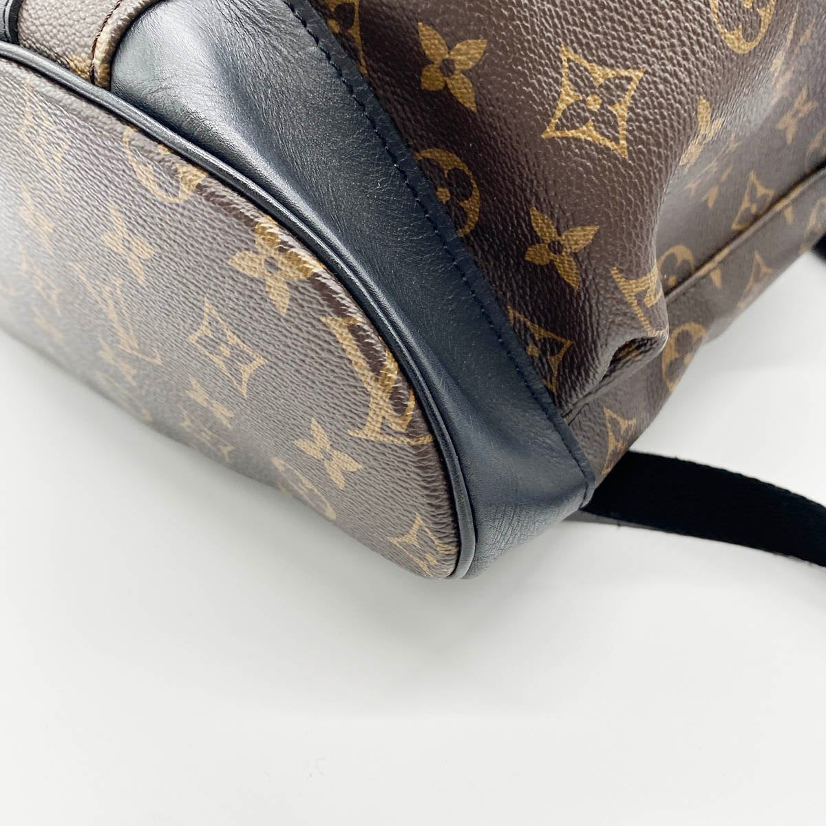 Christopher PM Backpack in Monogram Macassar Brown/Black