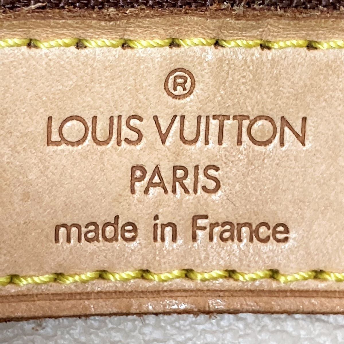 Louis Vuitton M42238 Bucket PM Tote Bag, Bucket-Shaped Bag, Monogram Canvas, Brown