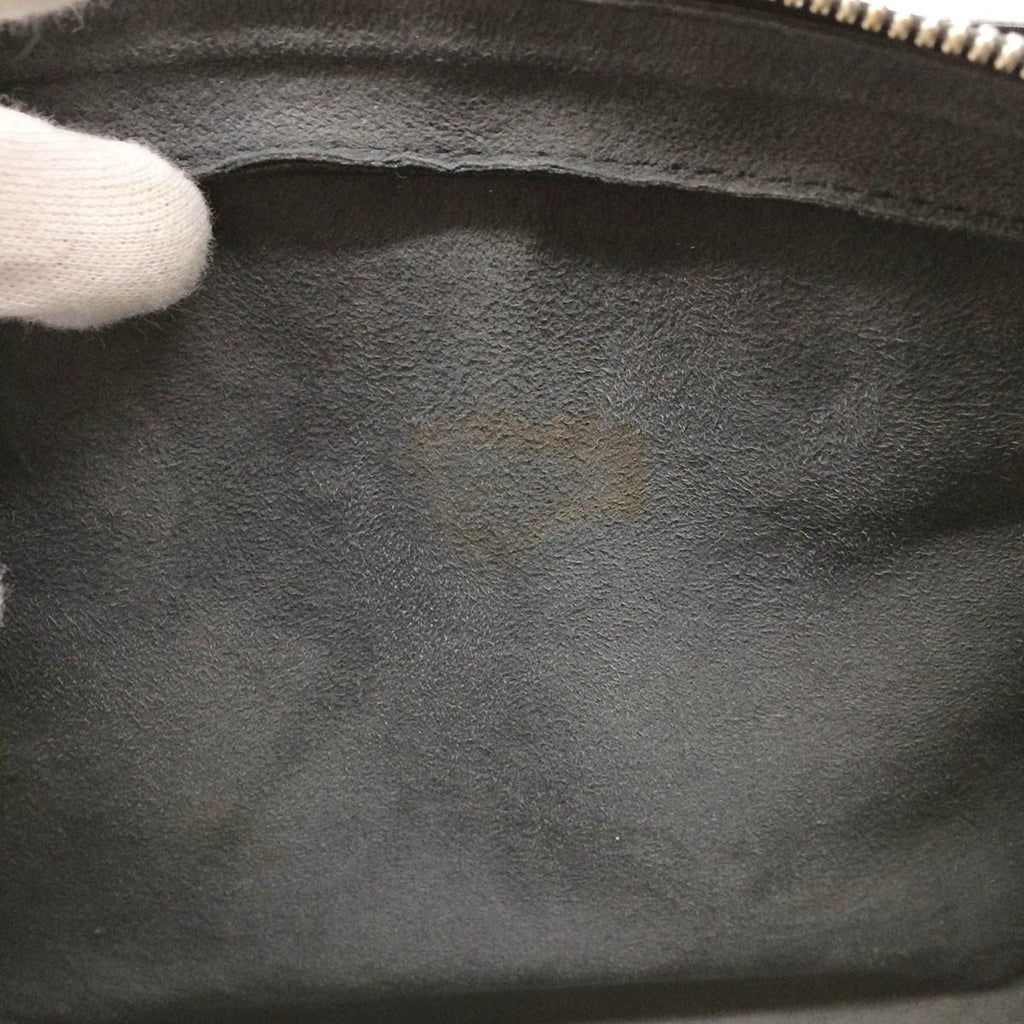 Louis Vuitton M52772 Pont Neuf Epi Handbag in Black with Silver Hardware