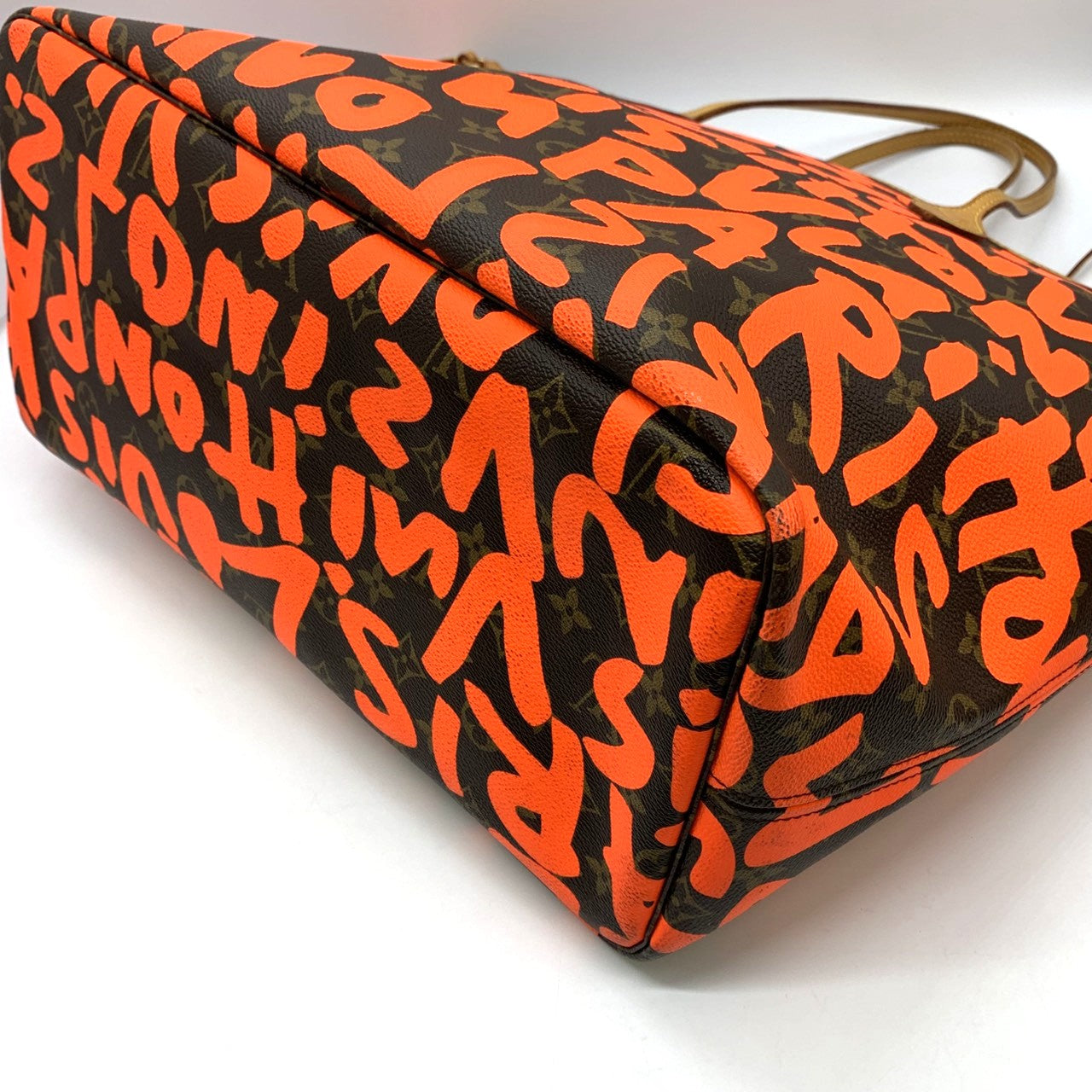Louis Vuitton M93702 Neverfull GM Tote Bag Monogram Graffiti Orange