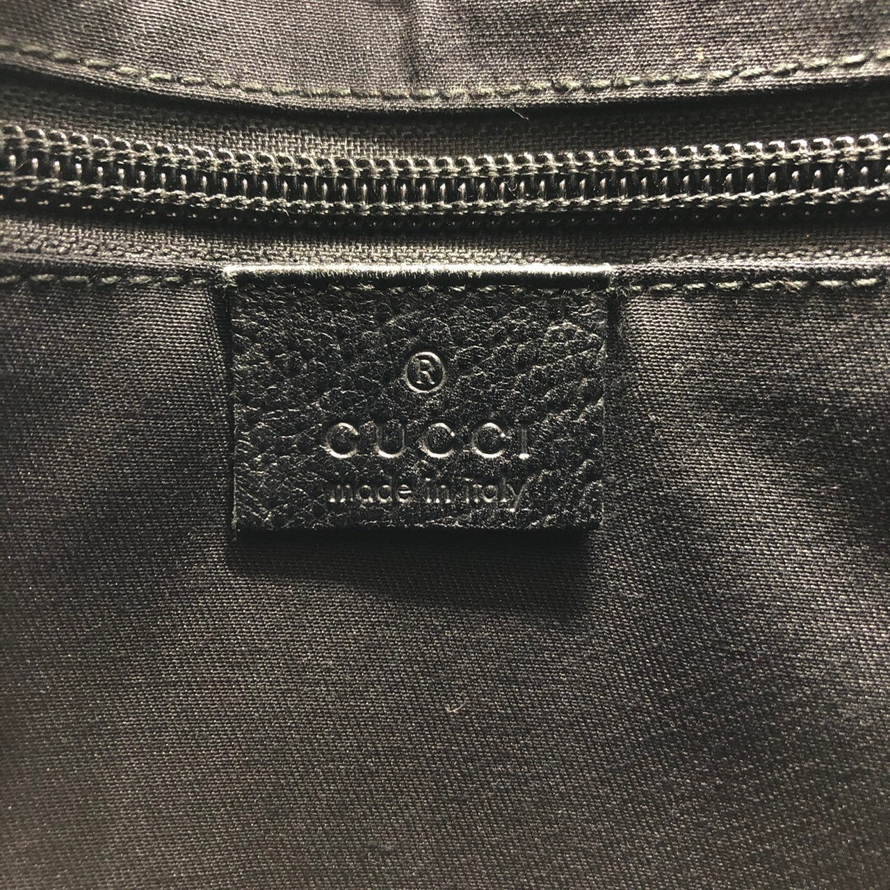Gucci 122793 Shoulder Bag in Black GG Canvas