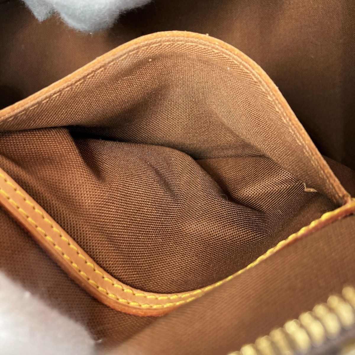 Louis Vuitton M51130 Alma Handbag Monogram Canvas Brown