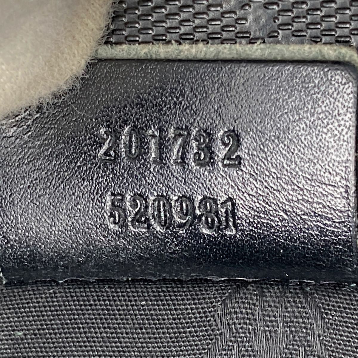 Gucci 201732 Shoulder Bag GG Imprime Black