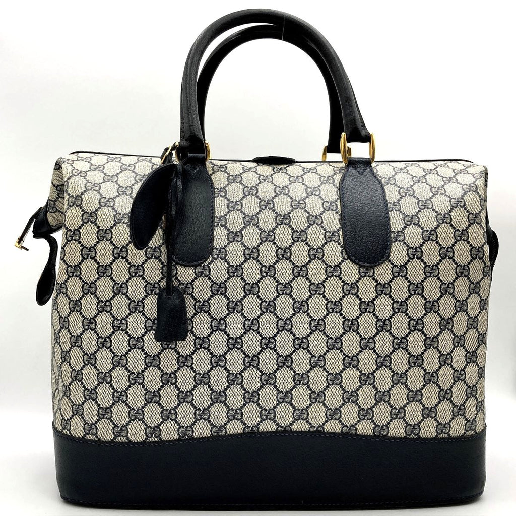 Gucci Boston bag/travel bag in GG Supreme navy