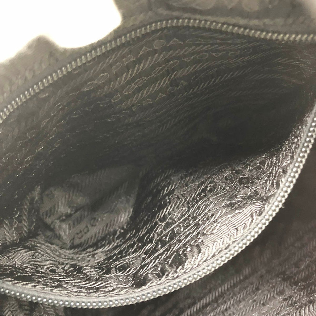 Prada backpack in nylon, black, unisex.