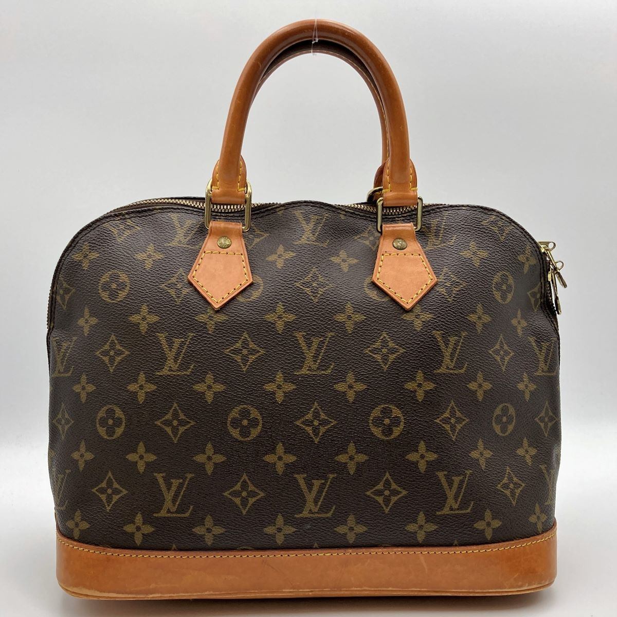 Louis Vuitton M51130 Alma Handbag Monogram Canvas Brown