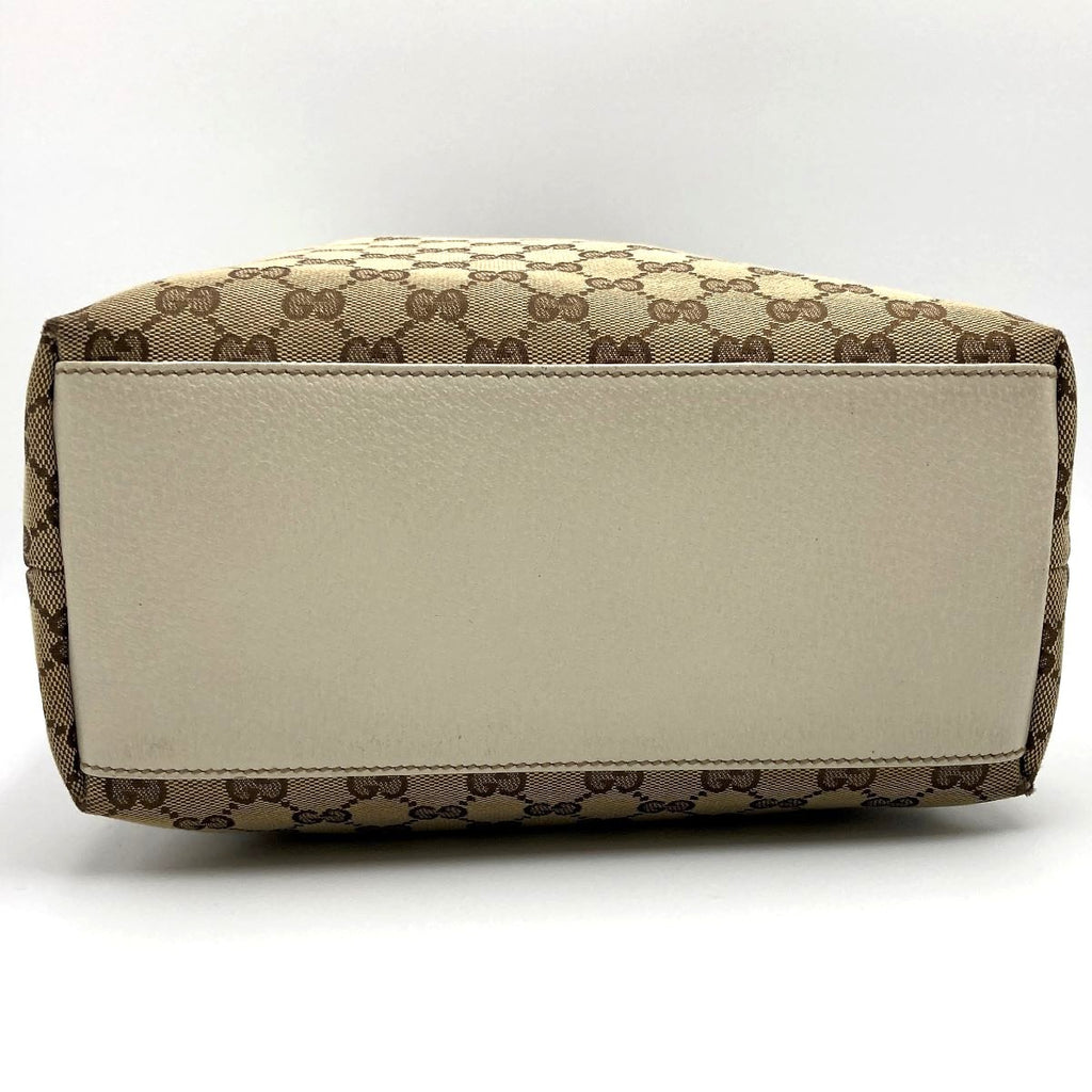 Gucci 153009 Shoulder Bag Tote Bag GG Canvas Brown