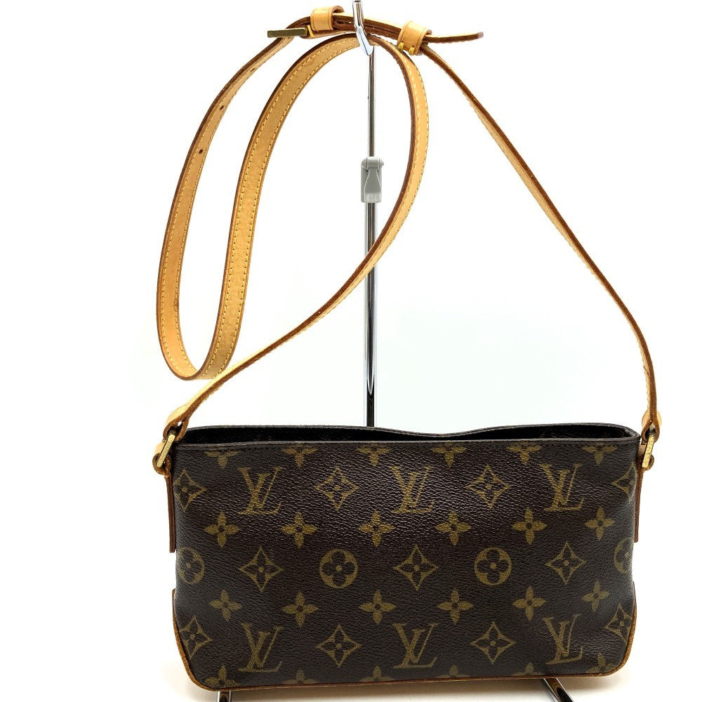 Louis Vuitton Trotter Small Shoulder Bag, Crossbody, Monogram Canvas, Brown, M51240